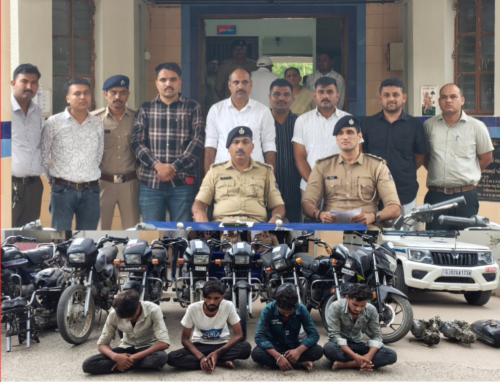 ઓનલાઇન ગેમે ચોર બનાવ્યો:- ગેમ રમવા પૈસા હારી જતા પોતાનો શોખ પુરા કરવા યુવક બાઈક  ચોરવાની શરૂઆત કરી પછી પી. આઈ. એ.એસ. રબારી ના ઝપેટે ચડતા પોલીસે પર્દાફાશ કર્યો